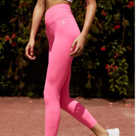 Pink Running Capris